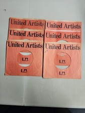 45 RPM 7" RECORD SLEEVES CO. SLEEVE 6 PACK SEE PHOTOS - United Artists SLV120