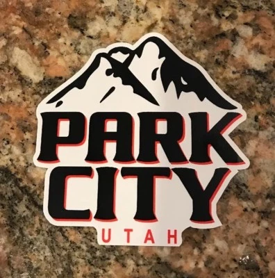 Park City Ski Sticker - Skiing Snowboard Utah Mountain Sports Ski Rockies