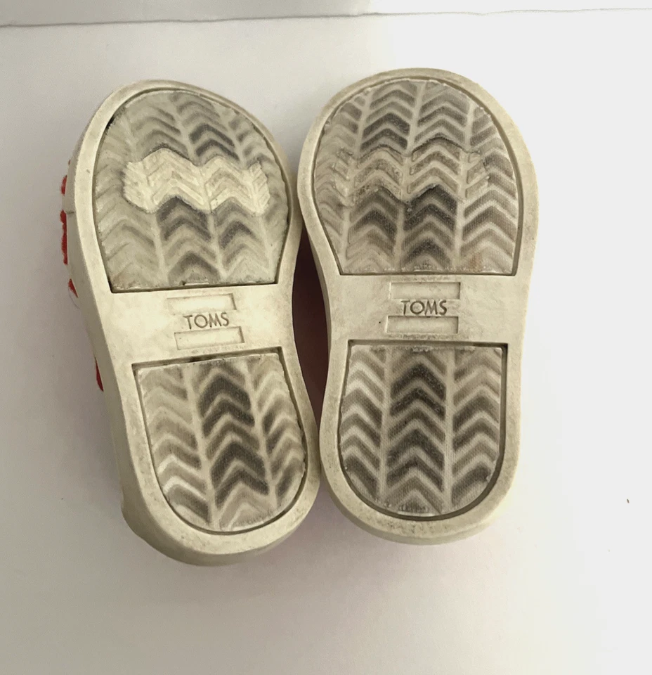 Zapatos sin cordones TOMS x SESAME STREET rojo olmo de lona y piel sintética talla 5 Foto 4 de 4