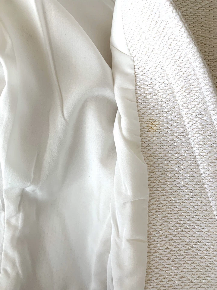 Wyatt Textured Career Evening Jacket - XS - Made In USA - Изображение 4 из 4