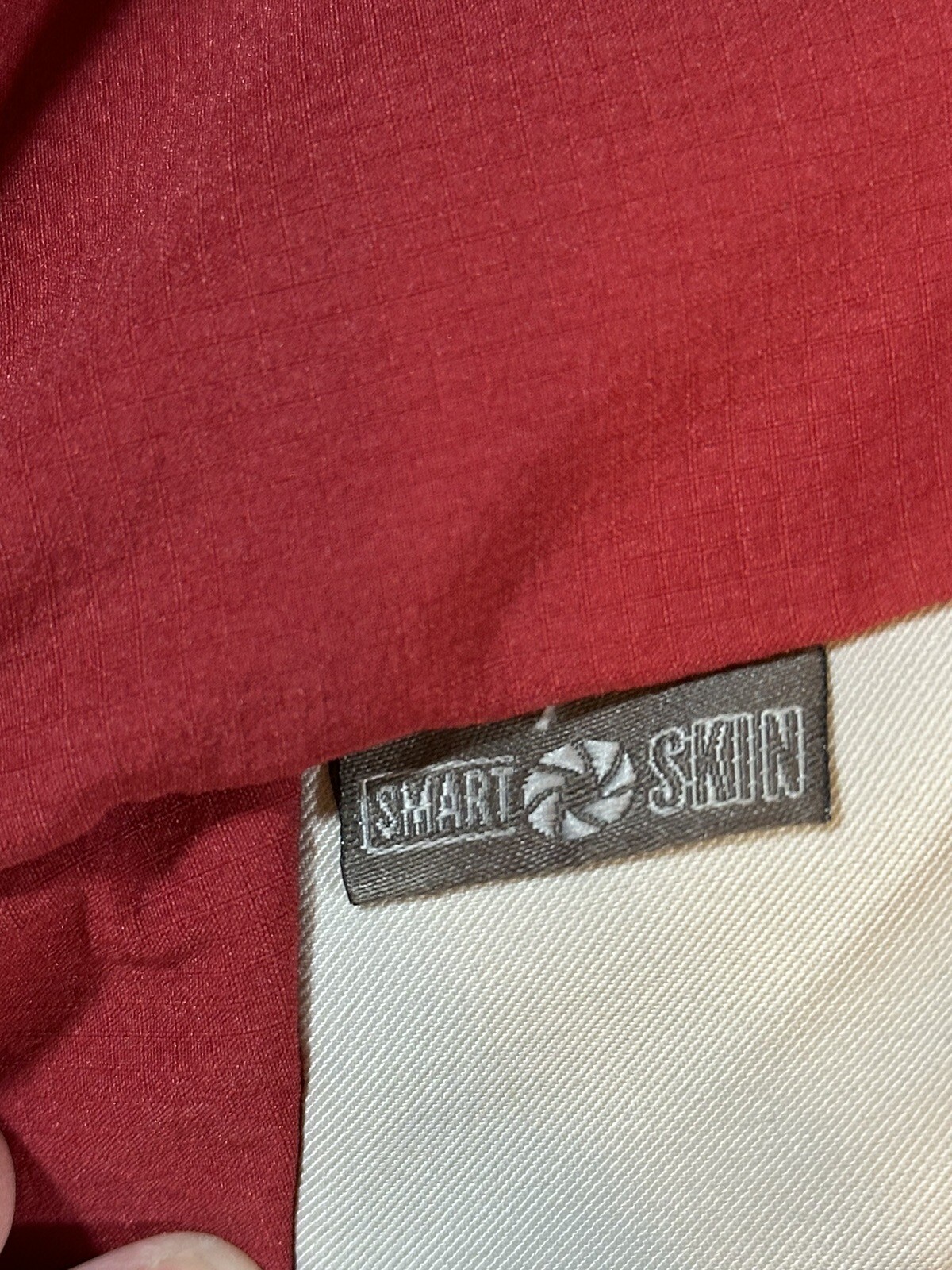 Salomon Smart Skin Jacket Foderato Pile Resistente Acqua Rosso Donna Cappuccio Medio