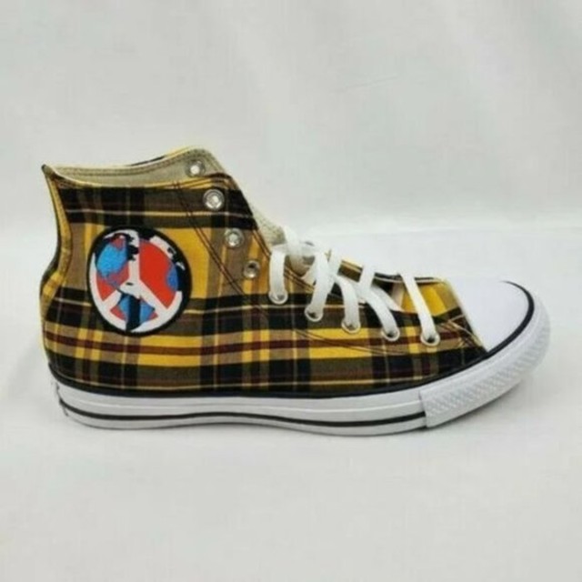 plaid converse mens