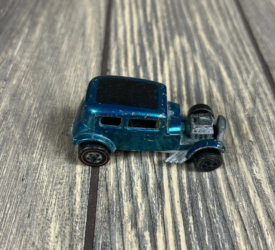 Ford Vicky Car 1968 Aqua Hot Wheels Redline Classic '32 hecho en Estados Unidos Foto 2 de 3