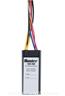 Hunter ICD-200 Two Station Dual Decoder Module ACC99D 2 Wire Controller Timer