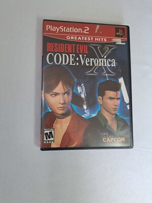 Resident Evil Code Veronica X PS2 Red Label Complete CIB Tested NTSC Very Good