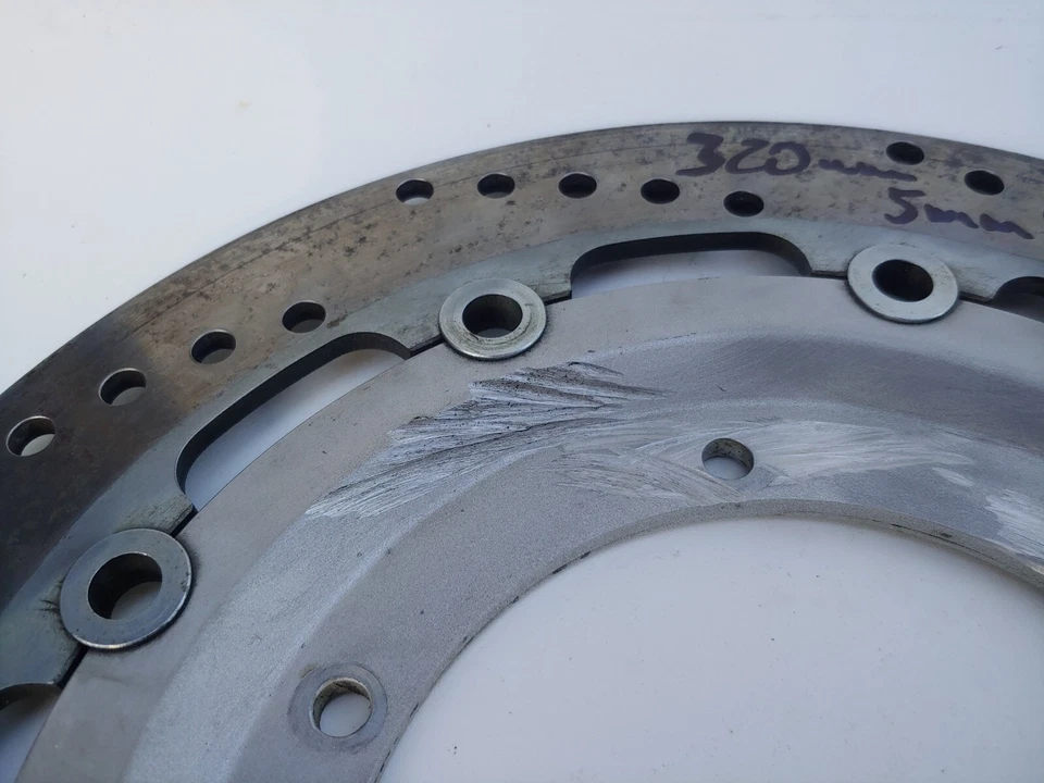 1989 年雅马哈 Venture Royale 后刹车转子钻 320 毫米 — 第 2/4 张图片