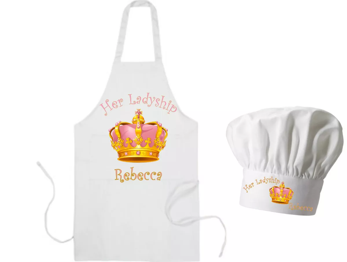 Personalised chef apron and hat store