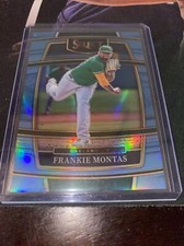 Panini Select Carolina Blue Frankie Montas A’s Base SSP/35 All Star Yankees