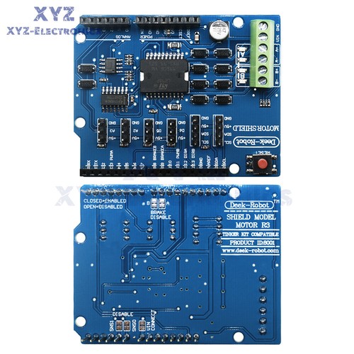 L298P Shield R3 DC Motor Driver Module 2A H-Bridge 2 way For Arduino UNO 2560 - Picture 9 of 10