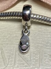 Genuine Pandora Flip Flop Dangle Charm 790428CZP