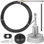 Boat Steering Control Cable 16“ Outboard Mechanical Rotary Steering Kit 16 Feet