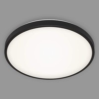 Briloner Led Deckenleuchte Schwarz, LED/24W Deckenlampe Wandleuchte