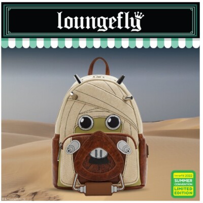 2022 SDCC Loungefly Tusken Raider Mini Backpack Star Wars  display picture 1