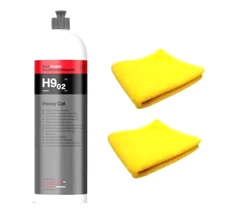 Koch Chemie H9.02 Heavy Cut Compound 8.45oz w / microfiber towels