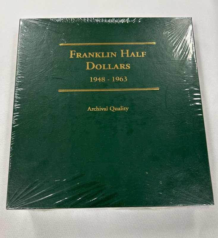 Littleton Album For Franklin Half Dollars 1948-1963 Coins Long Term Storage LCA6