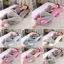U-Shaped Full Body Pregnancy Pillow Maternity Support for Side Sleeping Cushion