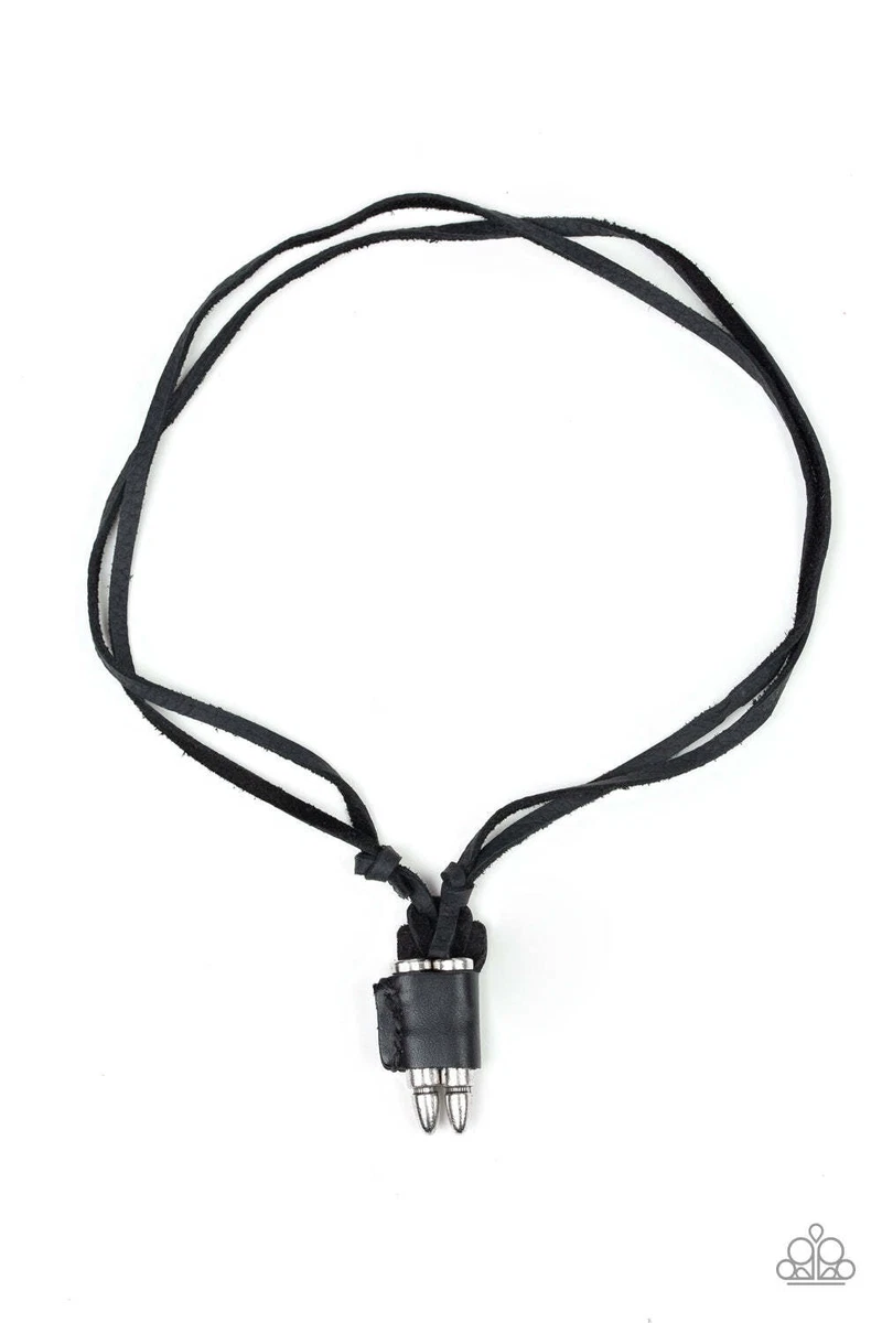 Paparazzi Bullet Necklace Unisex Dodge a Bullet Black eBay