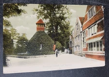 1908 postcard art Bemerton Church and Rectory, Wiltshire. F.G.O. Stuart No. 418.