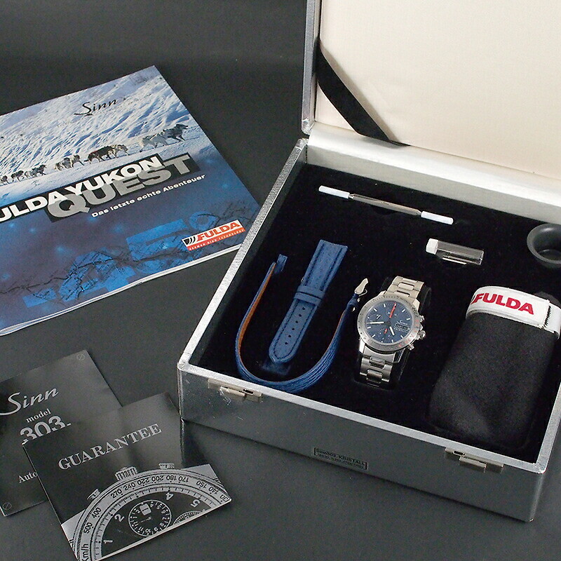 Sinn 303 Crystal Fulda Chronograph Limited Edition Of 1000 Pcs