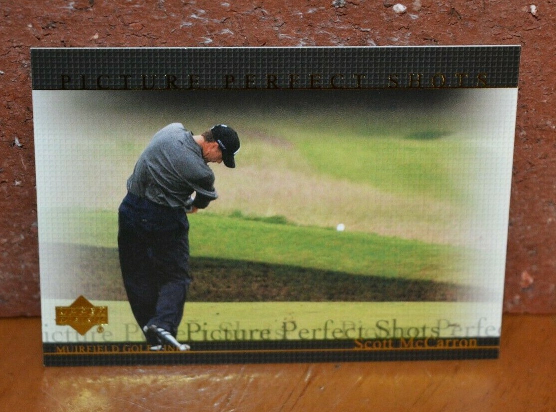 GOLF TRADING CARD UPPER DECK PICTURE PERFECT SHOTS SCOTT McCARRON