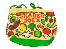 Trader Joe's Shopping Bag Fruit & Vegetable (100% cotton) Made In USA