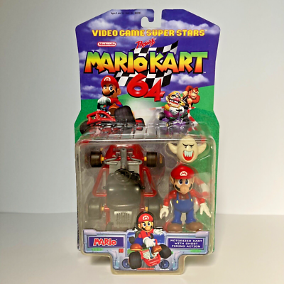 ToyBiz Mario Kart 64 Nintendo - Mario and Boo action figure ToyBiz Mario Kart 64 Nintendo - Mario and Boo action figure