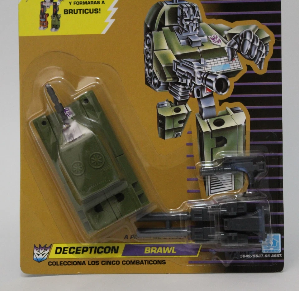 1990 Transformers G1 BRAWL in Euro Classic SEALED Golden Card Combaticon VHTF - Image 3 of 4