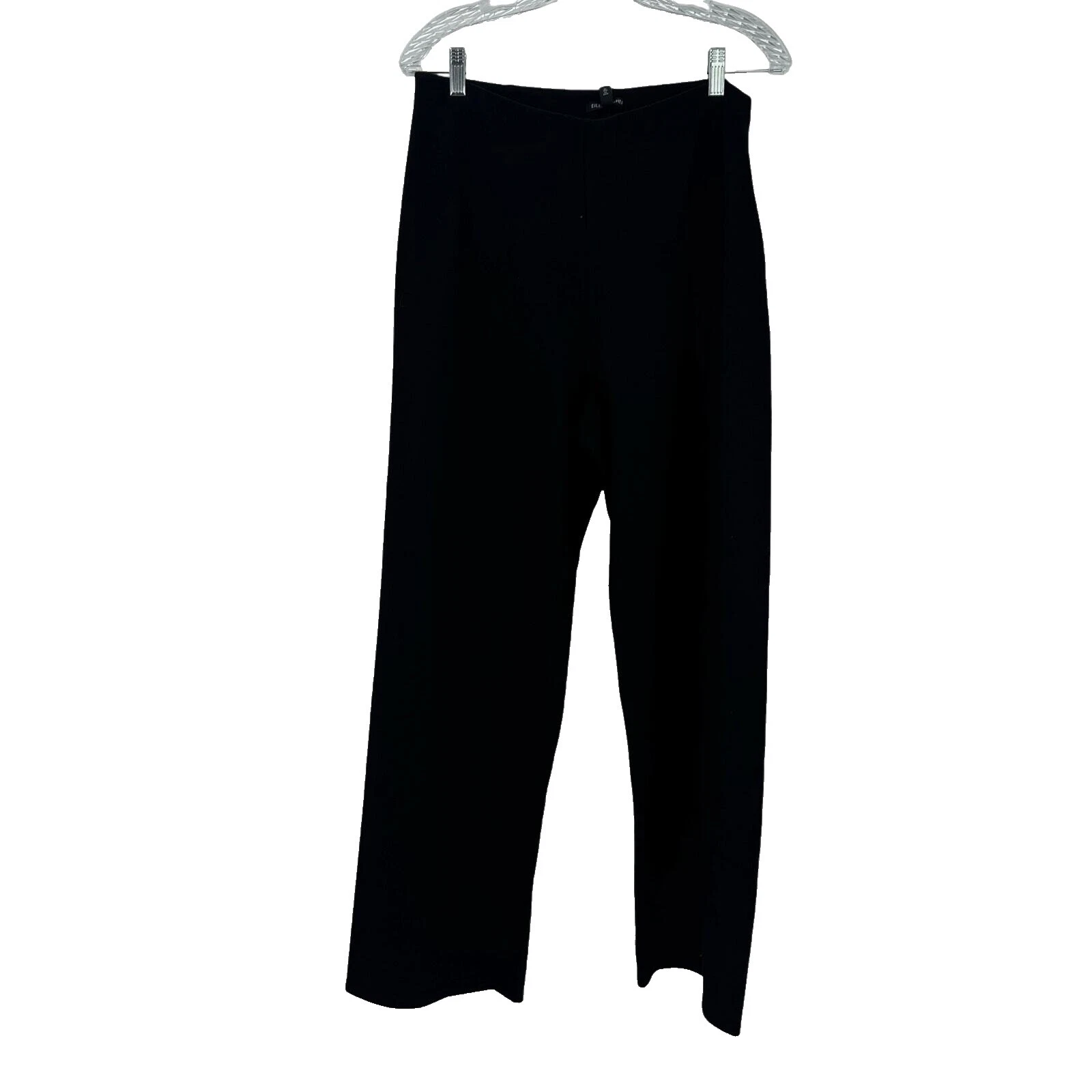 Pantalones Negros De Lino Eileen Fisher para Mujeres