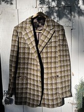 vintage men s H Bar C ranchwear California Western Cut Green-brown Jacket M