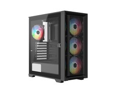 iONZ KZ-22 V2 PC Gaming Case - Mid Tower ATX Hinged Temp Glass - High Airflow