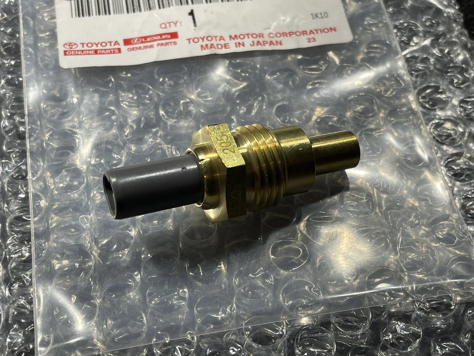 93-97 TOYOTA LAND CRUISER 4,5 L SENSOR TRANSMISOR MEDIDOR DE TEMPERATURA DEL AGUA FABRICANTE DE EQUIPOS ORIGINALES NUEVO Foto 4 de 4