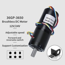 36GP-3650 Riduzione Planetaria Motore Brushless DC 12V 24V Alta Coppia Reversibile
