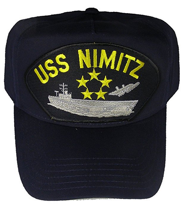 USS NIMITZ CVN-68 HAT CAP USN NAVY SHIP SUPER CARRIER OLD SALT