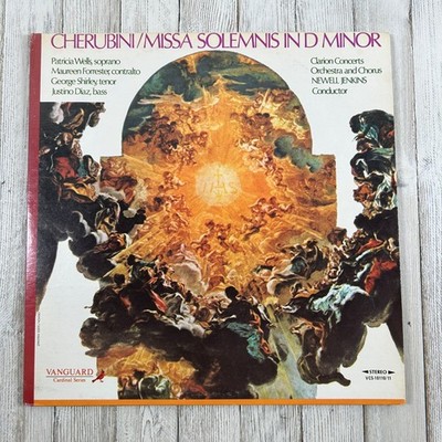 Cherubini   Missa Solemnis In D Minor LP Record 1972 Vanguard Classical 33 RPM