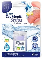 Hager Dry Mouth Strips Fast Dissolving Peppermint/Lemon 24ct