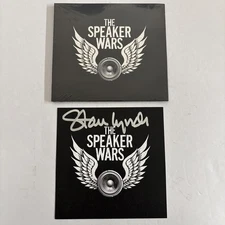 STAN LYNCH /TOM PETTY - AUTOGRAPHED "THE SPEAKER WARS" SIGNED ART CARD & NEW CD