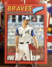 2026 Topps Heritage Red Border Spencer Strider #41 Braves (Mega Box Exclusive)