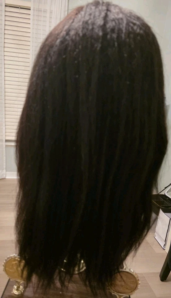 Peluca de encaje Ilikehair hiperrealismo bordes rizados/recta rizada HD-16 pulgadas Foto 3 de 4