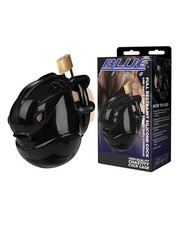 Electric Full Restraint Silicone Chastity Device, Black, BLM5025-BLK