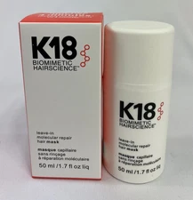 K18 Hairscience Molecular Repair Hair Mask 1.7 fl oz / 50ml (AUTHENTIC)