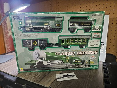 Continental Classic Express Battery Operated Train Set 7' Of Track Goldlok Works