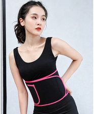 Women Men Waist Trimmer Belt Body Shaper Weight Loss Fat Burner Waist Trainer