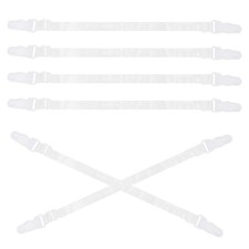 6 Pcs Clear Strap Bras Adjustable Shoulder Straps Detachable for Dresses