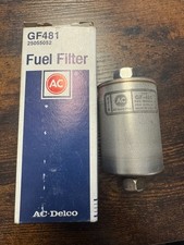 Vintage Nos Ac Delco Fuel Filter Gf481 25055052