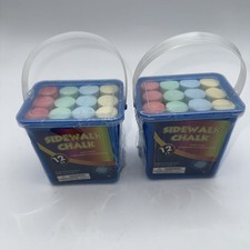 Sidewalk Chalk 24 ct Washable Chalk 4 Colors Non-toxic