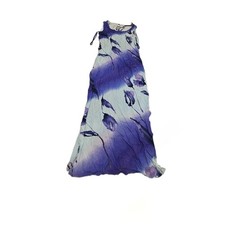 Womens Blue Long New Look Dress Size-12 Preloved Excellent Condition