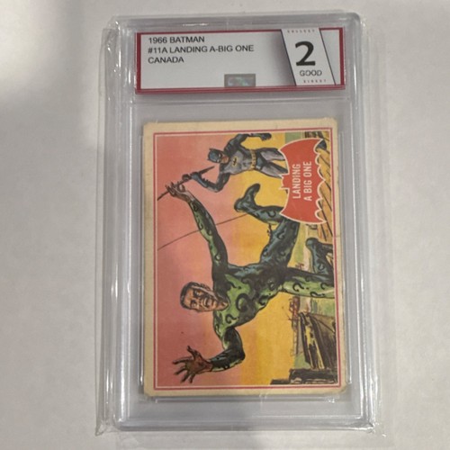 1966 Topps Batman Riddler Back #11A — Raw