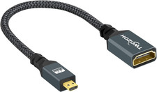 Micro HDMI to HDMI Adapter Cable Nylon Braided Micro HDMI Male to HDMI Female 4K