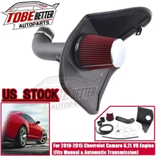 For 10-15 Chevrolet Camaro 6.2L V8 Engine 4" Heat Shield Filter Cold Air Intake