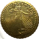 Miniature Saint Gaudens Coin Charm Eagle Liberty Token May Be Gold Plated T-2404